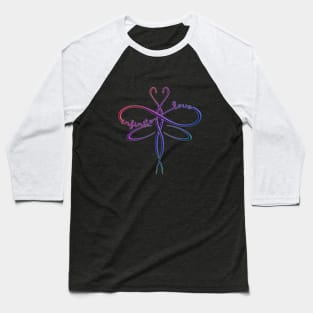 Infinite Love Dragonfly Baseball T-Shirt